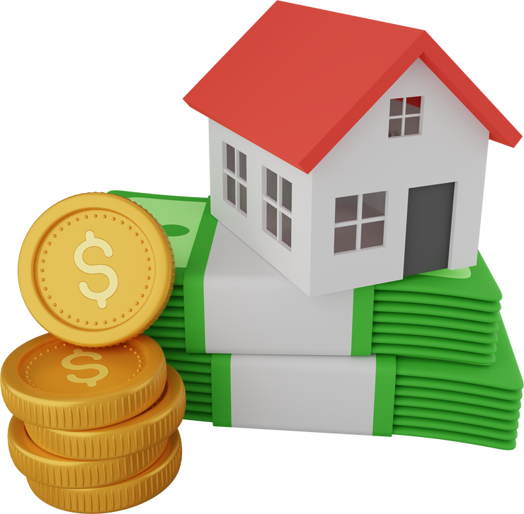 money property 3d illustration